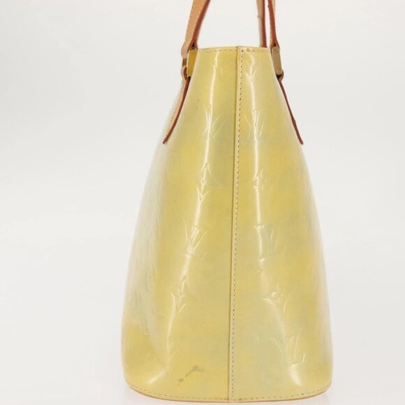 LOUIS VUITTON Monogram Vernis Houston Hand Bag Gris M91053 LV Auth 142613 - Picture 6 of 16